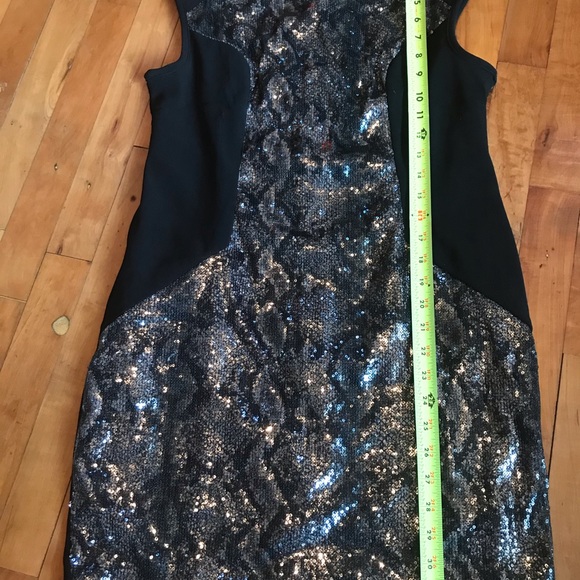 AVAILABLE LBD with sequin snakeskin print - Picture 14 of 14